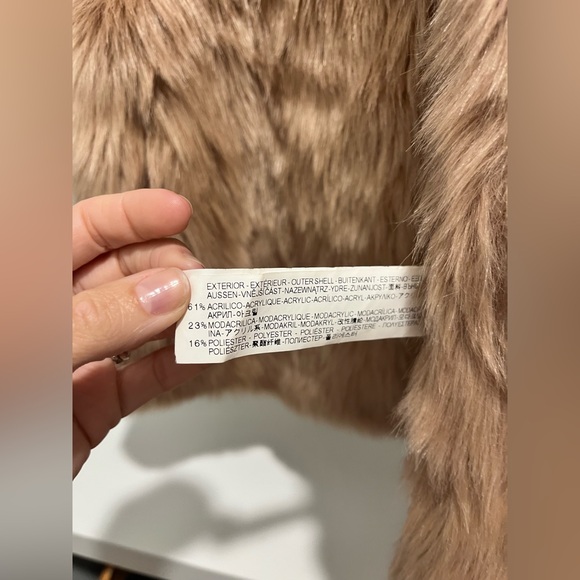 ZARA Faux Fur Vest blogger favorite size large pockets - Picture 10 of 14